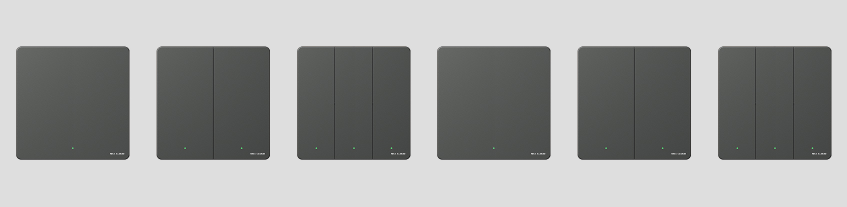 卓耀智能麵板係列（黑）